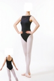 Ballett-Trikot (Leotard) mit Bateau-Ausschnitt