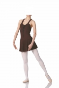 Ballett-Trikot mit breiten Trgern und Rock fr junge Erwachsene und Damen.